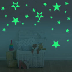 Glow in the Dark Star Wall Stickers for Kids Room Decor (ONLINE ORDER ONLY)