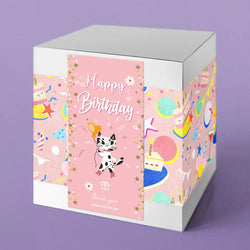 50Pcs/Pack Happy Birthday Stickers Seal Labels 2*4 Inch Cute Kids Gift Decorative Stickers Thank You Package Stickers (ONLINE ORDER ONLY)