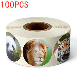 50-500pcs Animals Cartoon Stickers For Kids Classic Toys Sticker School Teacher Reward Sticker Various Styles Designs Pattern (ONLINE ORDER ONLY)