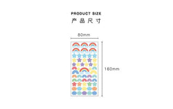 Colorful Fantasy Series Sticker Scrapbooking Decorative Sticker DIY Diary Album Stick Label INS Kawaii Stationery (ONLINE ORDER ONLY)