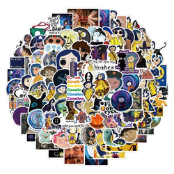 Coraline Secret Door Stickers Waterproof Cartoon Decals 10/30/50/100PCS (ONLINE ORDER ONLY)