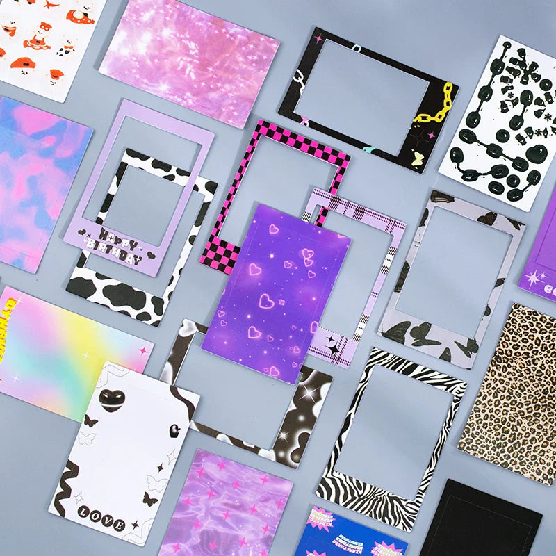 30Pcs Sky Store Photo Frame Decorative Stickers Creative Aesthetics DIY Manual Diary Album Scrapbook Sticker Kawaii Stationery (ONLINE ORDER ONLY)
