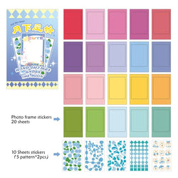30Pcs Sky Store Photo Frame Decorative Stickers Creative Aesthetics DIY Manual Diary Album Scrapbook Sticker Kawaii Stationery (ONLINE ORDER ONLY)