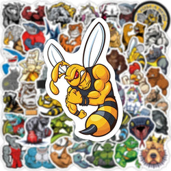 10/30/50PCS Cool Animal Stickers Car Motorcycle Travel Luggage Phone Guitar Fridge Laptop Waterproof Graffiti Sticker Kid Toys (ONLINE ORDER ONLY)