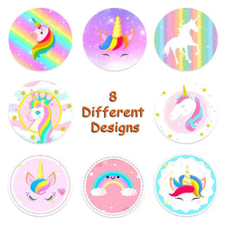 100-500PCS Cute Unicorn Reward Stickers Children Girl Gift Scrapbook Decoration Label 1Inch Handmade DIY Cartoon Toy Stickers (Online Order Only)
