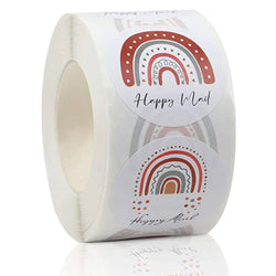 500Pcs/roll THANK YOU Stickers Four Color Business Card Set Customer Business Sealing Sticker Labels Birthday Wedding Gifts Card (ONLINE ORDER ONLY)