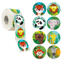 50-500pcs Animals Cartoon Stickers For Kids Classic Toys Sticker School Teacher Reward Sticker Various Styles Designs Pattern (ONLINE ORDER ONLY)