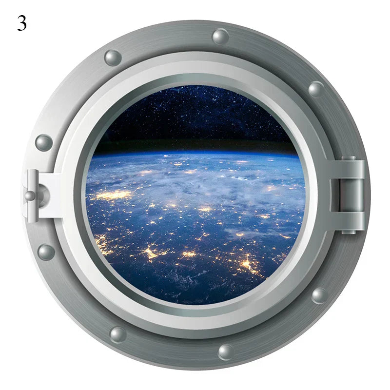 3D Solar System Planet Wall Stickers for Kids Rooms (ONLINE ORDER ONLY)