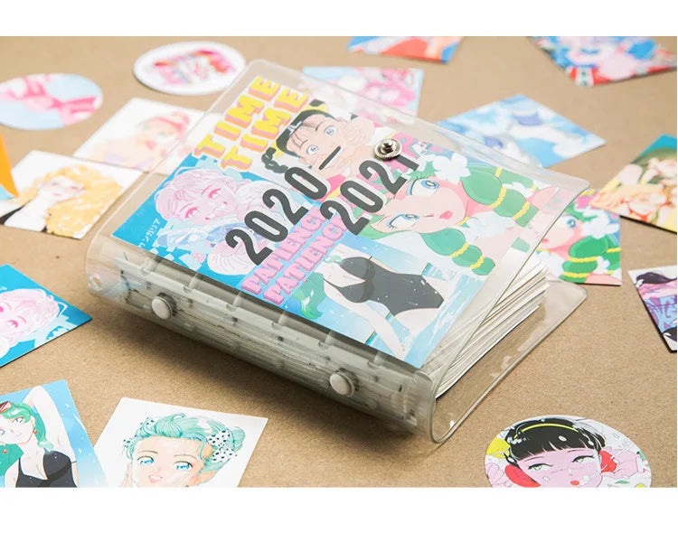 60Pcs/lot Retro Sweet Girl Stickers Scrapbooking Decorative Sticker DIY Diary Album Stick Label Kawaii Stationery (ONLINE ORDER ONLY)