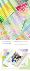 2 sheets Ins Kawaii Alphabet Letter Number Stickers Scrapbooking Decorative Sticker DIY Diary Album Stick Label Stationery (ONLINE ORDER ONLY)