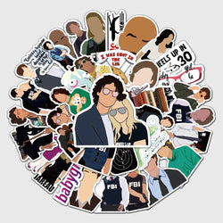 10/50PCS Classic TV Show Criminal Minds Stickers Laptop DIY Motorcycle Luggage Phone Guitar Skateboard Cool Sticker Decals Toys (ONLINE ORDER ONLY)