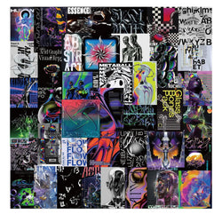 40PCS Harajuku Graffiti Stickers for Motorcycle, Skateboard, Notebook, Suitcase (ONLINE ORDER ONLY)