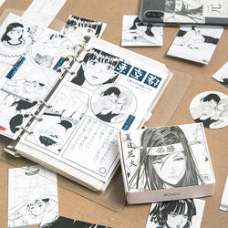 60Pcs/lot Retro Sweet Girl Stickers Scrapbooking Decorative Sticker DIY Diary Album Stick Label Kawaii Stationery (ONLINE ORDER ONLY)