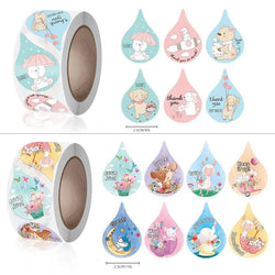 Children's Reward Stickers Inspirational Stickers Cute Animal Labels Reward Stickers Encouragement Stickers Eight Patterns A Rol (Online Order Only)