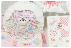 40Pcs/lot Sweet Life Series Stickers Scrapbooking Decorative Sticker DIY Diary Album Stick Label Escolar Cute Stationery Gift (Online Order Only)