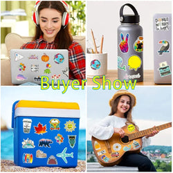 10/30/50PCS Cute Cartoon Purple INS Style Girl Graffiti Stickers Laptop Snowboard Luggage Fridge DIY Decal Kid Toy Cool Sticker (ONLINE ORDER ONLY)