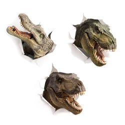 3D Dinosaur Crocodile Wall Sticker Kids Room Bathroom Decor Decals (Online Order Only)