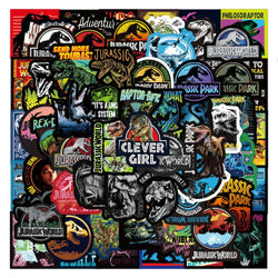 10/30/50pcs Jurassic Park Dinosaur Sticker Packs (ONLINE ORDER ONLY)