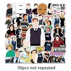 10/50PCS Classic TV Show Criminal Minds Stickers Laptop DIY Motorcycle Luggage Phone Guitar Skateboard Cool Sticker Decals Toys (ONLINE ORDER ONLY)