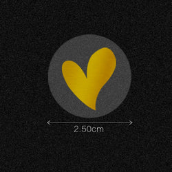 500pcs Gold Clear Heart Envelope Seals Heart Stickers,Thank you Sticker Labels for Small Business,Mailing Supplies,Wedding Party (ONLINE ORDER ONLY)