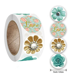 Stickers 500 Pcs/roll New Smile Smiley Face Thank You Round Sticker Label Sticker Logo Stickers Custom (ONLINE ORDER ONLY)