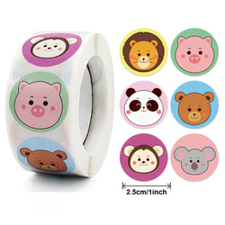 100-500PCS Cute Unicorn Reward Stickers Children Girl Gift Scrapbook Decoration Label 1Inch Handmade DIY Cartoon Toy Stickers (Online Order Only)