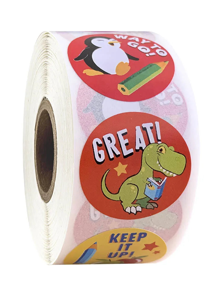 100-500pcs Animals Cartoon Stickers for Kids Toys Sticker Various Cute Owl Designs Pattern School Teacher Reward Sticker (Online Order Only)