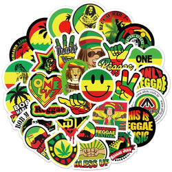 Bob Marley Reggae Music Sticker Packs (Online Order Only)