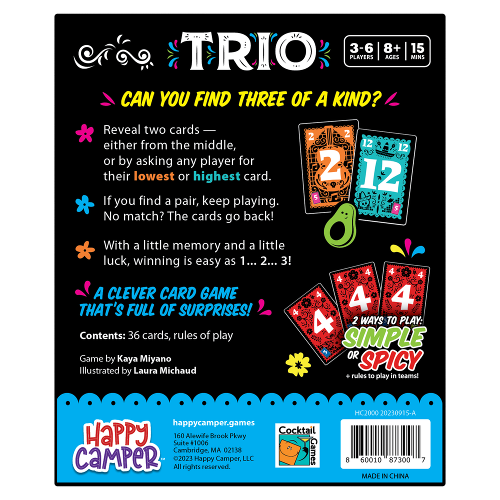 Trio (ONLINE ORDER ONLY)
