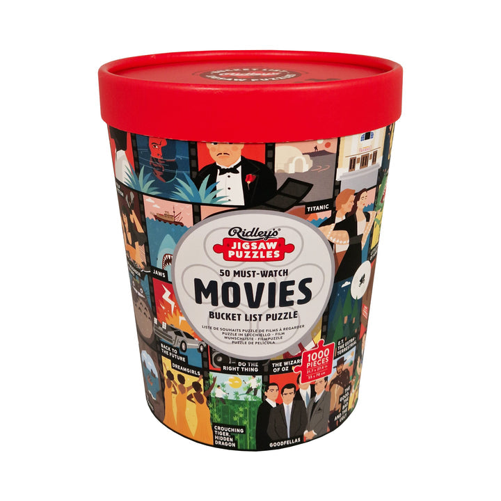 Bucket List Puzzle: 50 Must-Watch Movies (ONLINE ORDER ONLY)