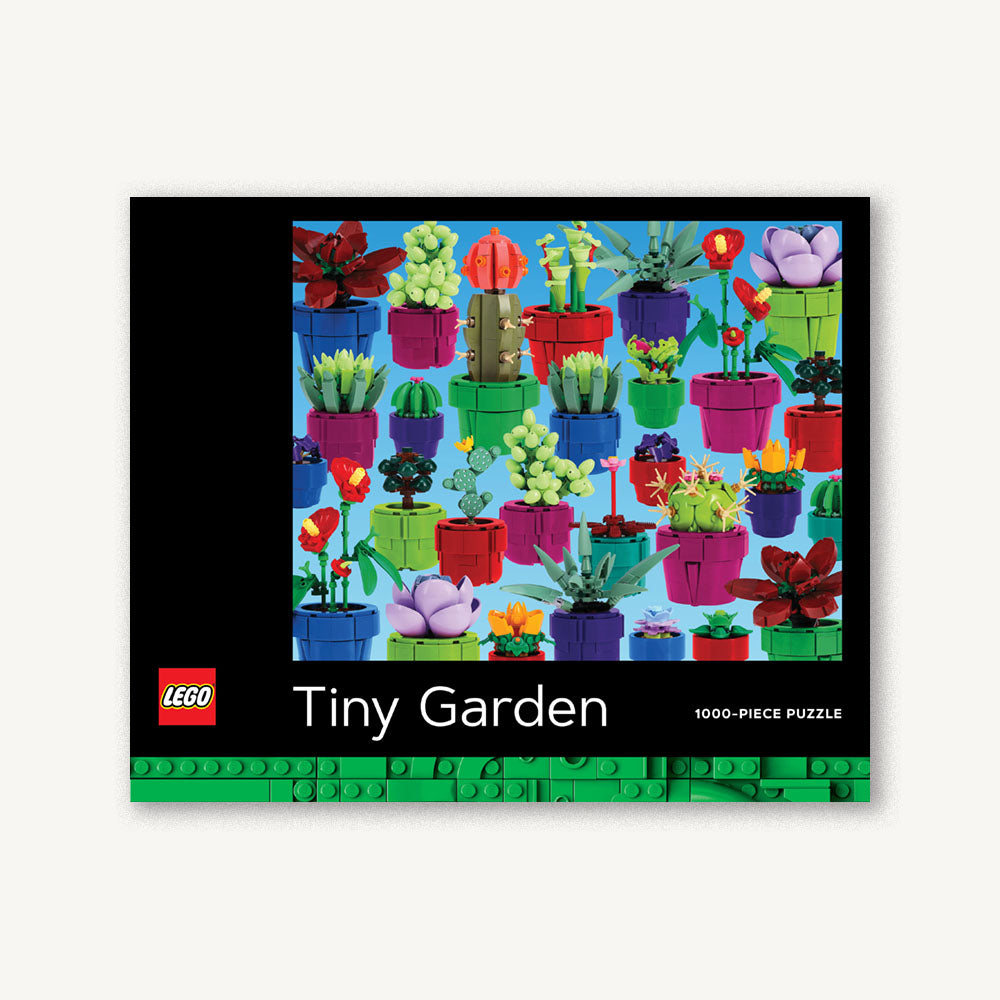 Chronicle Books Puzzles: Jigsaw Puzzle - 1000 Pieces - LEGO - Tiny Garden