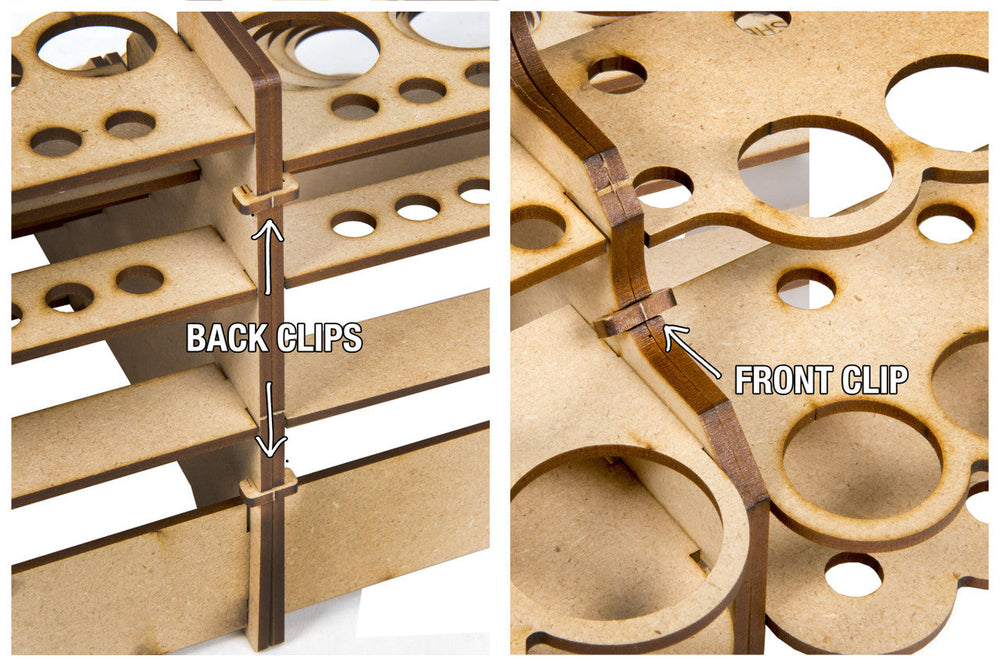 Modular Paint Rack - 35mm 90 Degree Angle (ONLINE ORDER ONLY)