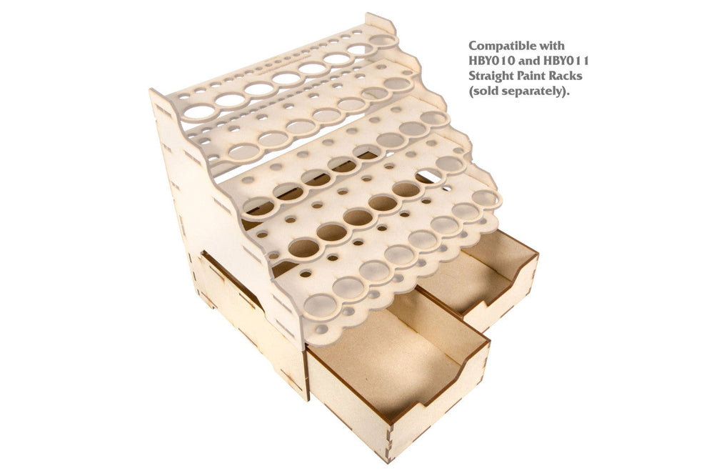 Modular Paint Rack - Drawer Double (ONLINE ORDER ONLY)