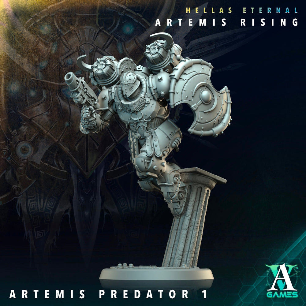 3D Printed Archvillain Games Apex Predator Artemis Predators Hellas Eternal Artemis Rising 28 32mm D&D (Online Only)