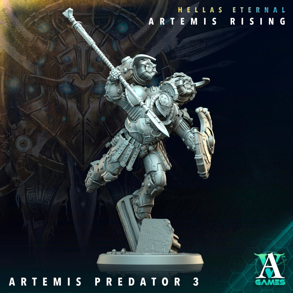 3D Printed Archvillain Games Apex Predator Artemis Predators Hellas Eternal Artemis Rising 28 32mm D&D (Online Only)