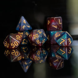 Helix Galaxy Acrylic Dice Set (ONLINE ORDER ONLY)