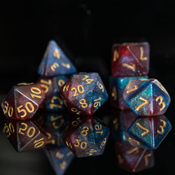 Helix Galaxy Acrylic Dice Set (ONLINE ORDER ONLY)
