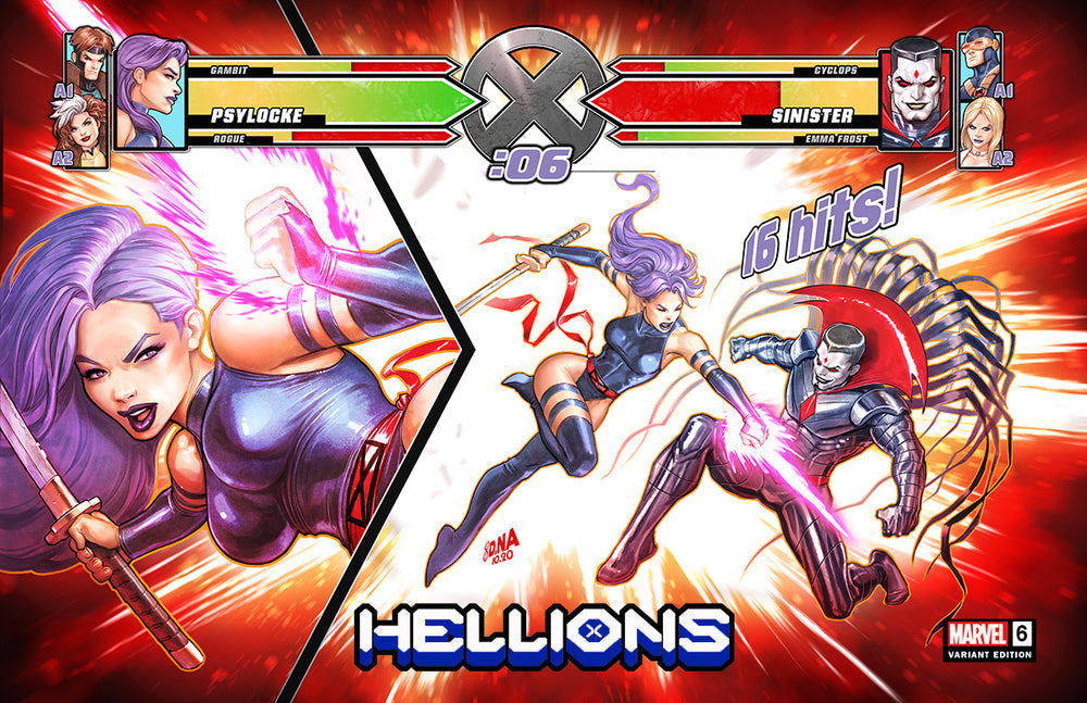 [SIGNED by David Nakayama] HELLIONS #6 UNKNOWN COMICS DAVID NAKAYAMA EXCLUSIVE VAR XOS (11/30/2022) (ONLINE ORDER ONLY)