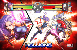 [SIGNED by David Nakayama] HELLIONS #6 UNKNOWN COMICS DAVID NAKAYAMA EXCLUSIVE VAR XOS (11/30/2022) (ONLINE ORDER ONLY)