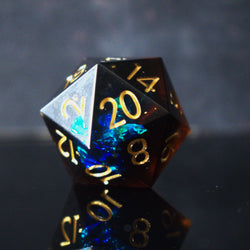 Hellish Rebuke Sharp-Edged Resin Dice Set (ONLINE ORDER ONLY)