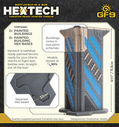 Battlefield in a Box: HexTech - Trinity City Estate (ONLINE ORDER ONLY)