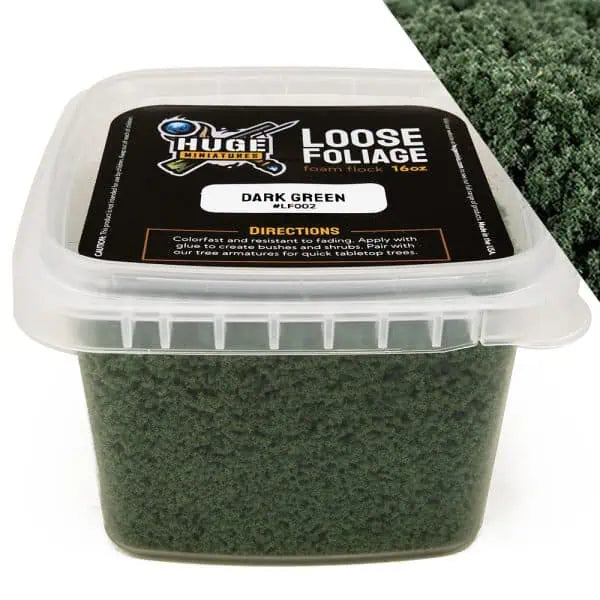 Huge Miniatures: Foam Flock - Dark Green