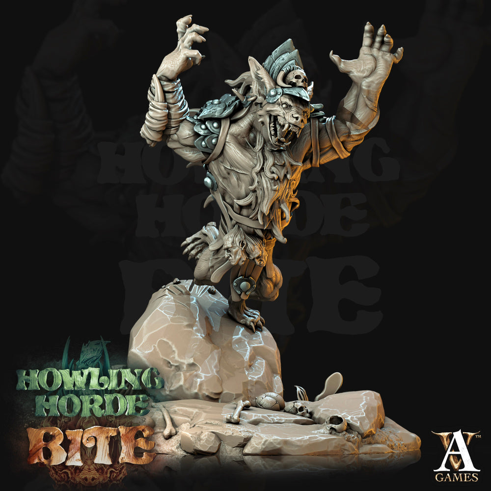 3D Printed Archvillain Games Howling Horde - Gnoll Trackers 28mm 32mm D&D (Online Only)