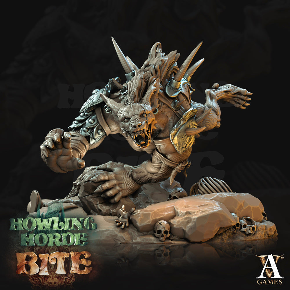 3D Printed Archvillain Games Howling Horde - Gnoll Trackers 28mm 32mm D&D (Online Only)