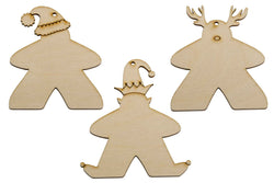 Holiday Ornaments - Meeple (3) (ONLINE ORDER ONLY)
