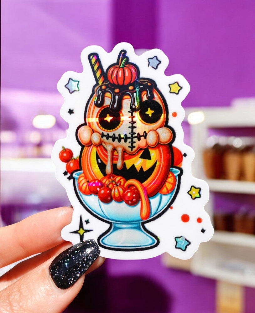 Horror Sundae Halloween Sticker (Online Order Only)