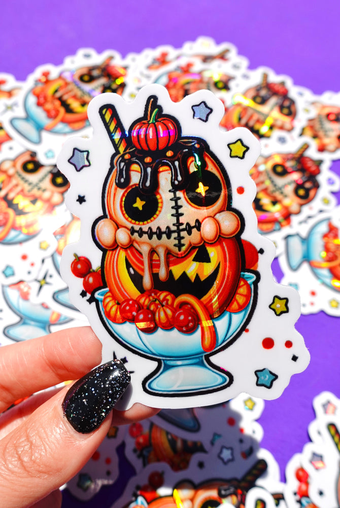 Horror Sundae Halloween Sticker (Online Order Only)