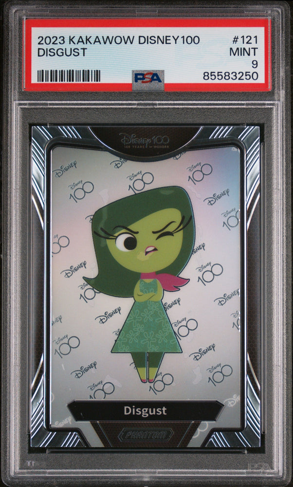 2023 KAKAWOW PHANTOM DISNEY 100 WONDROUS CHARACTER DISGUST 121 PSA 9 (Online Order Only)