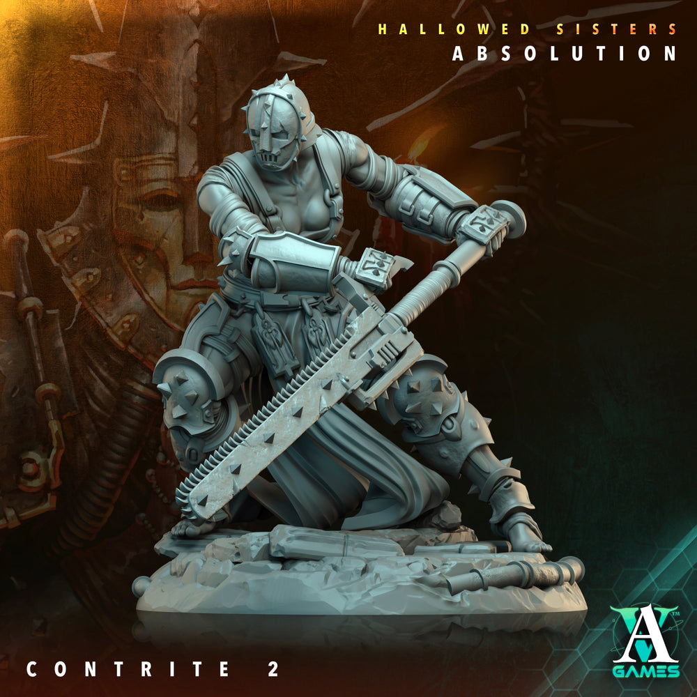 3D Printed Archvillain Games Contrite Hallowed Sisters Absolution 28 32mm D&D (Online Only)