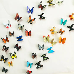 18Pcs 3D Multicolor PVC Butterfly Wall Stickers Home Decor (ONLINE ORDER ONLY)
